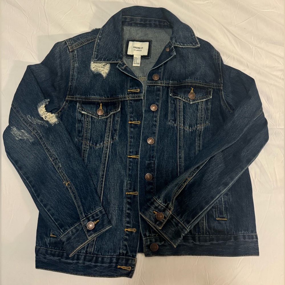 forever 21 jean jacket